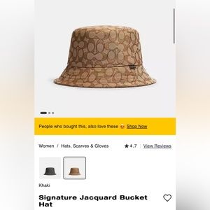 Coach Bucket Hat - Brand New with Tags